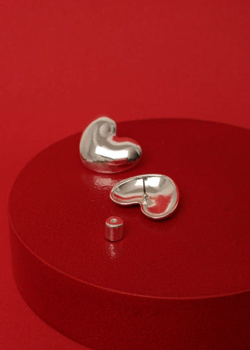 Aretes Love Love Silver