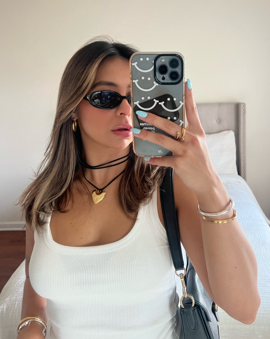 Choker Love Love Gold